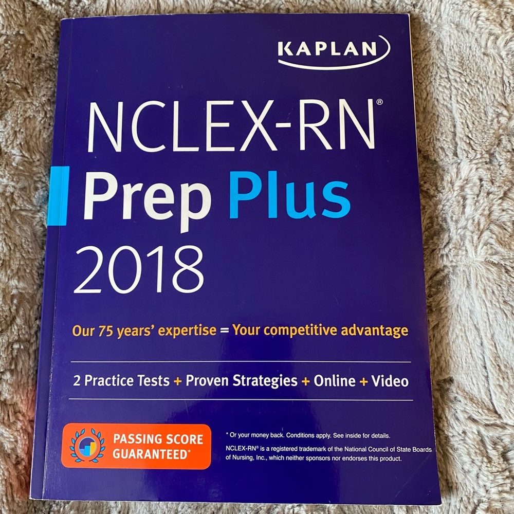 NCLEX-RN Kaplan Prep Plus Book